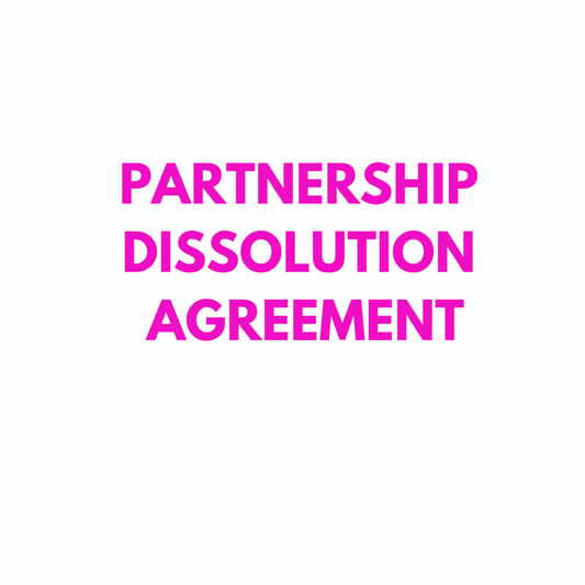 Partnership Dissolution Agreement