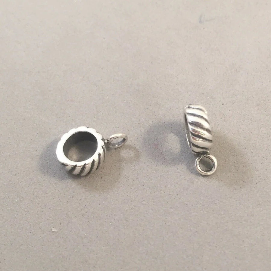 Striped Edge Convertor Bead