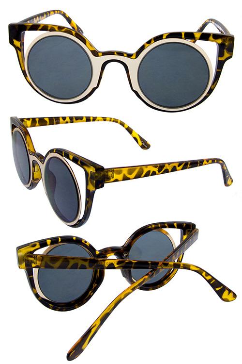 Circle Hipster Cat Eye Sunglasses