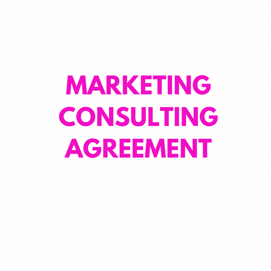 Marketing Consulting Agreement