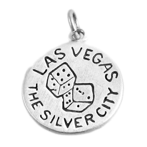 "Las Vegas" NV "The Silver City" 2-Sided Charm