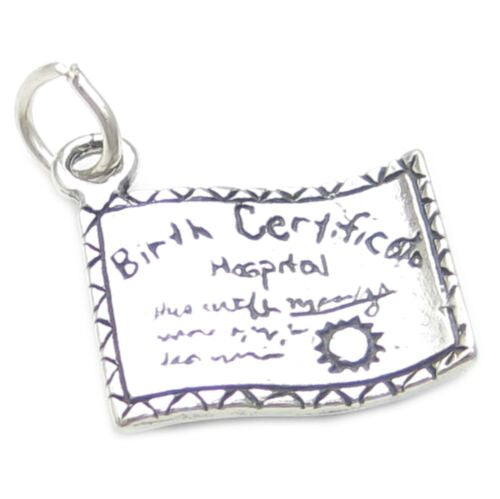 Birth Certificate Charm