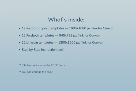 Bookkeeper Canva Templates