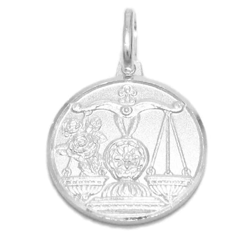 Small Zodiac Sign Medallion Pendant Charm