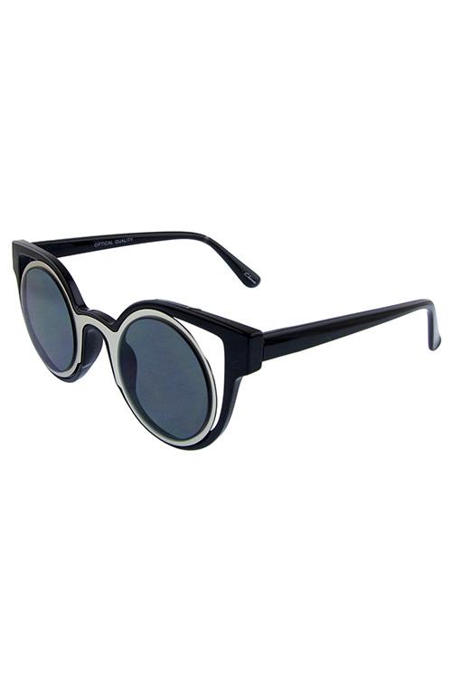 Circle Hipster Cat Eye Sunglasses