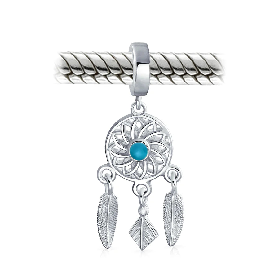 Dream Catcher Dangle Bead Charm