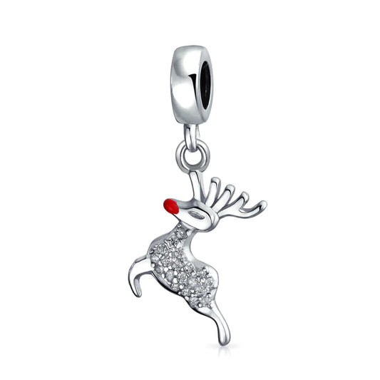 Rudolph Dangle Bead Charm