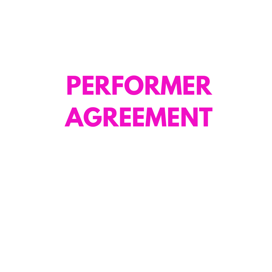 Performer Agreement