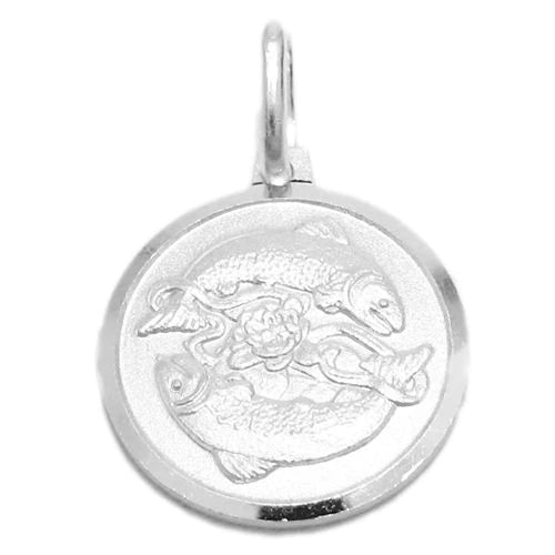 Small Zodiac Sign Medallion Pendant Charm