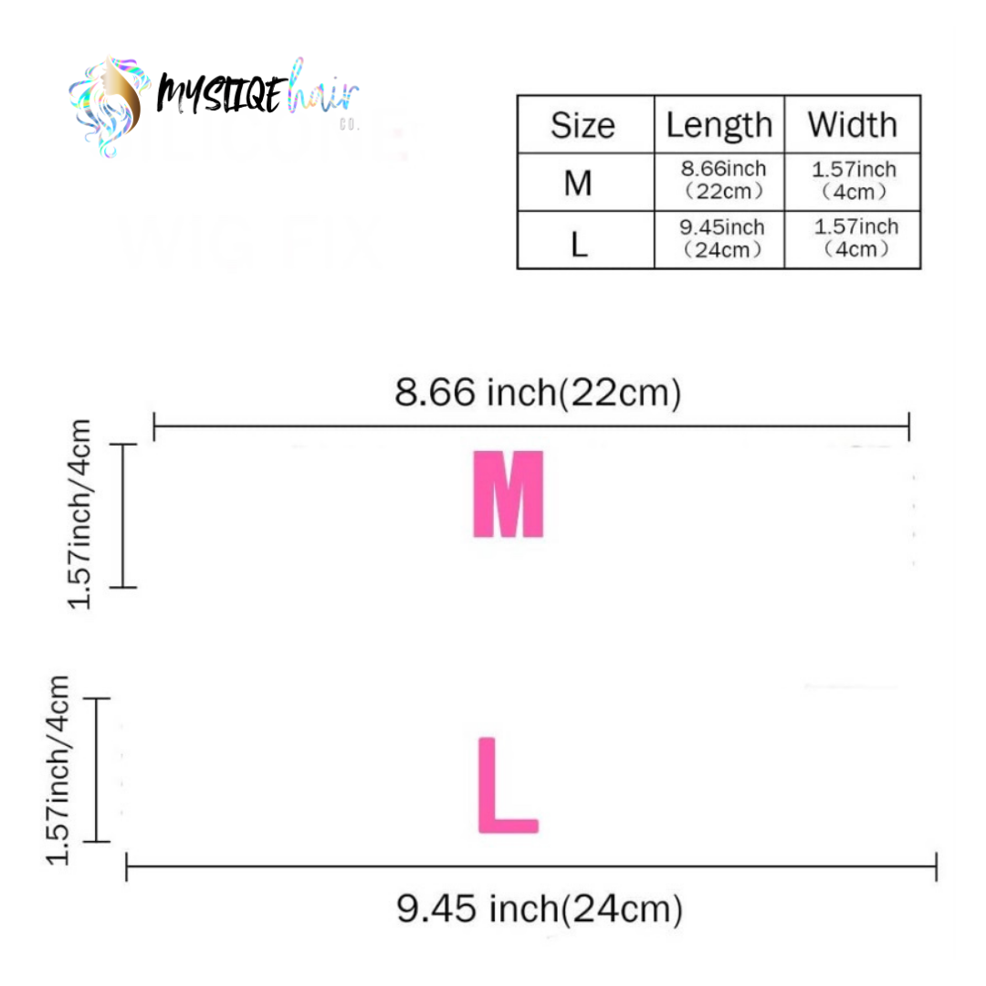 Mystiqe Hair Co. Silicone Wig Band