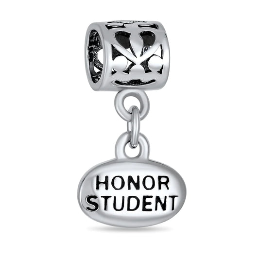 Honor Student Dangle Bead Charm