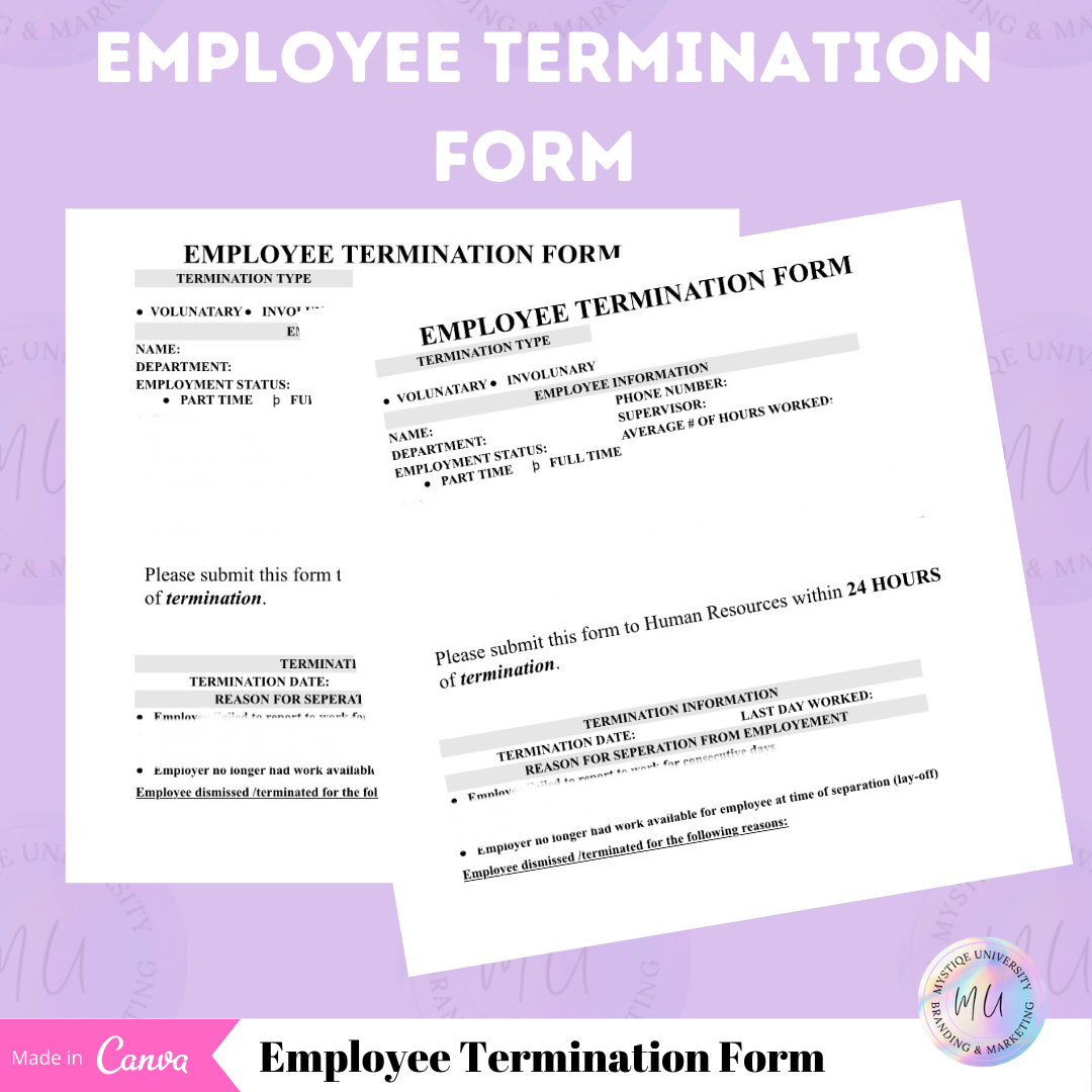 Employee Termination Form