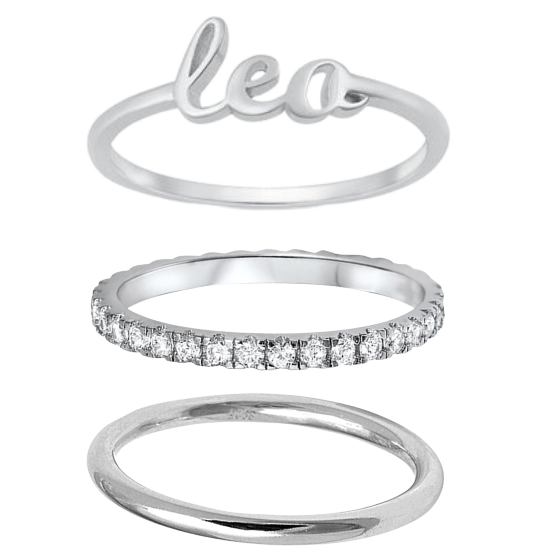 Zodiac Ring Trio