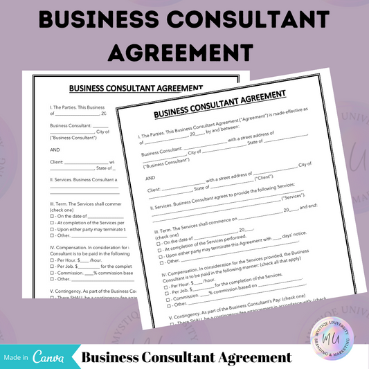 Business Consulting Agreement