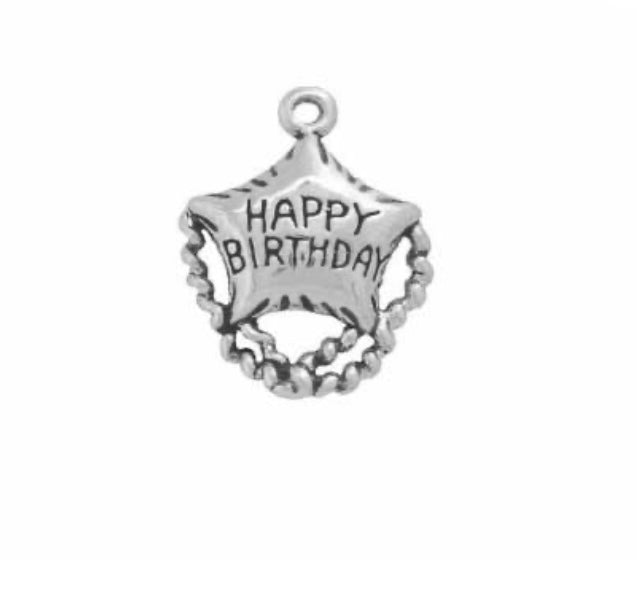 “Happy Birthday" Balloon Charm