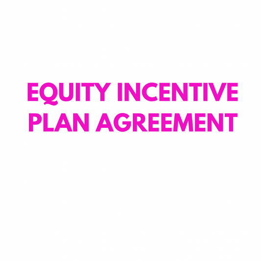 Equity Incentive Plan Agreement