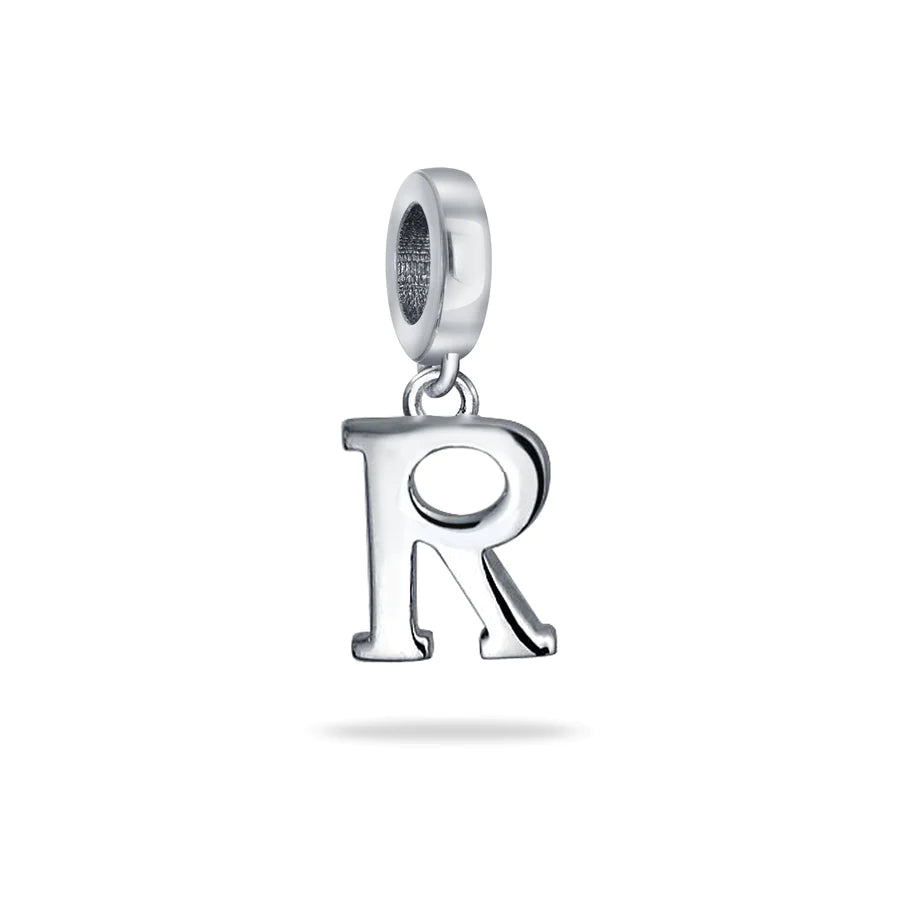 Letter Dangle Bead Charm