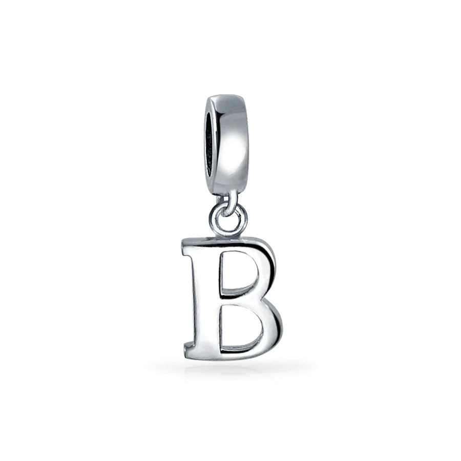 Letter Dangle Bead Charm