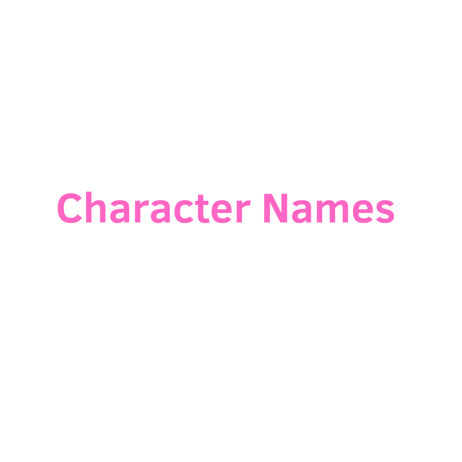 Character Names