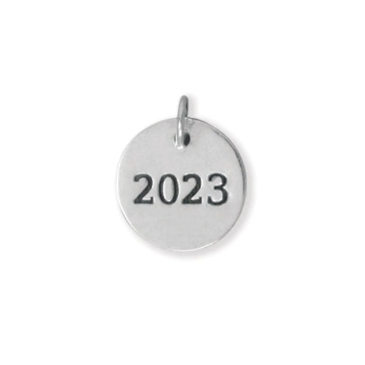 “2023" Round Charm