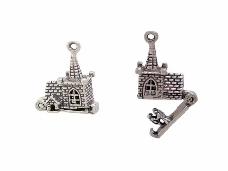 3D Movable Church Charm