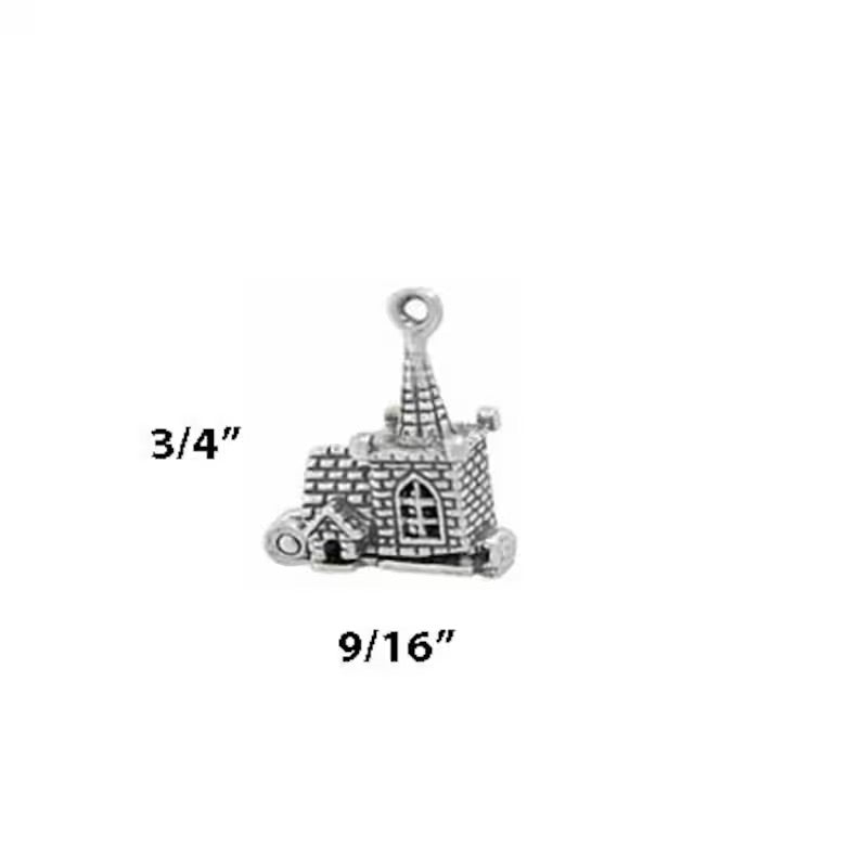 3D Movable Church Charm