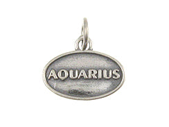 Aquarius Zodiac Pendant Charm