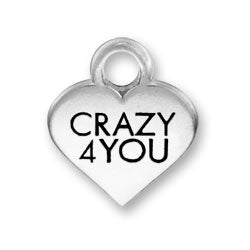 Tiny Crazy 4 You Heart Charm