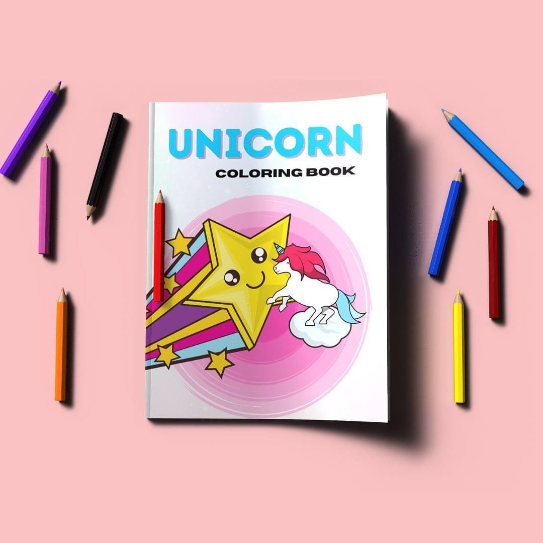 Custom Coloring Book or Children’s Workbook Line