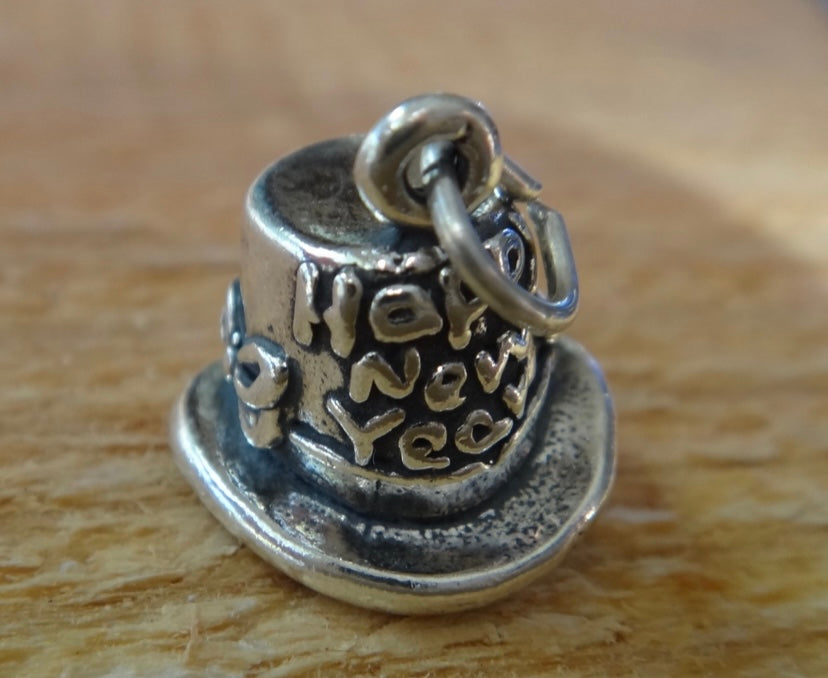 New Year Top Hat Charm