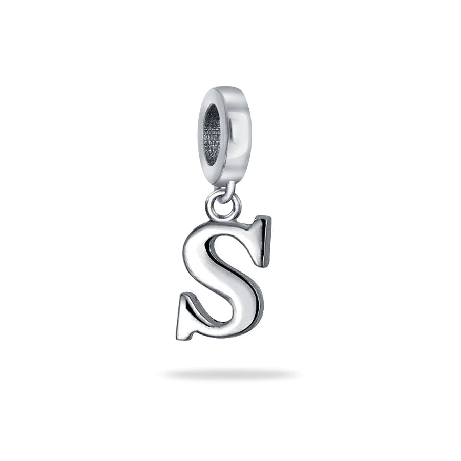 Letter Dangle Bead Charm