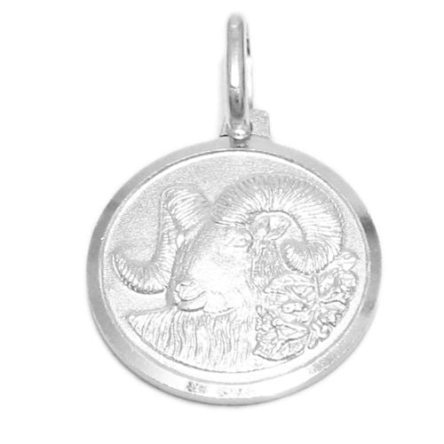 Small Zodiac Sign Medallion Pendant Charm