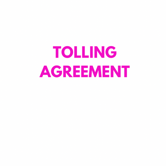 Tolling Agreement