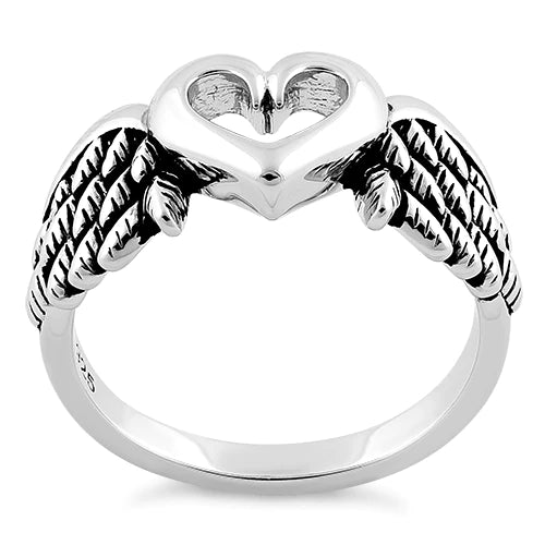 Wings Heart Ring