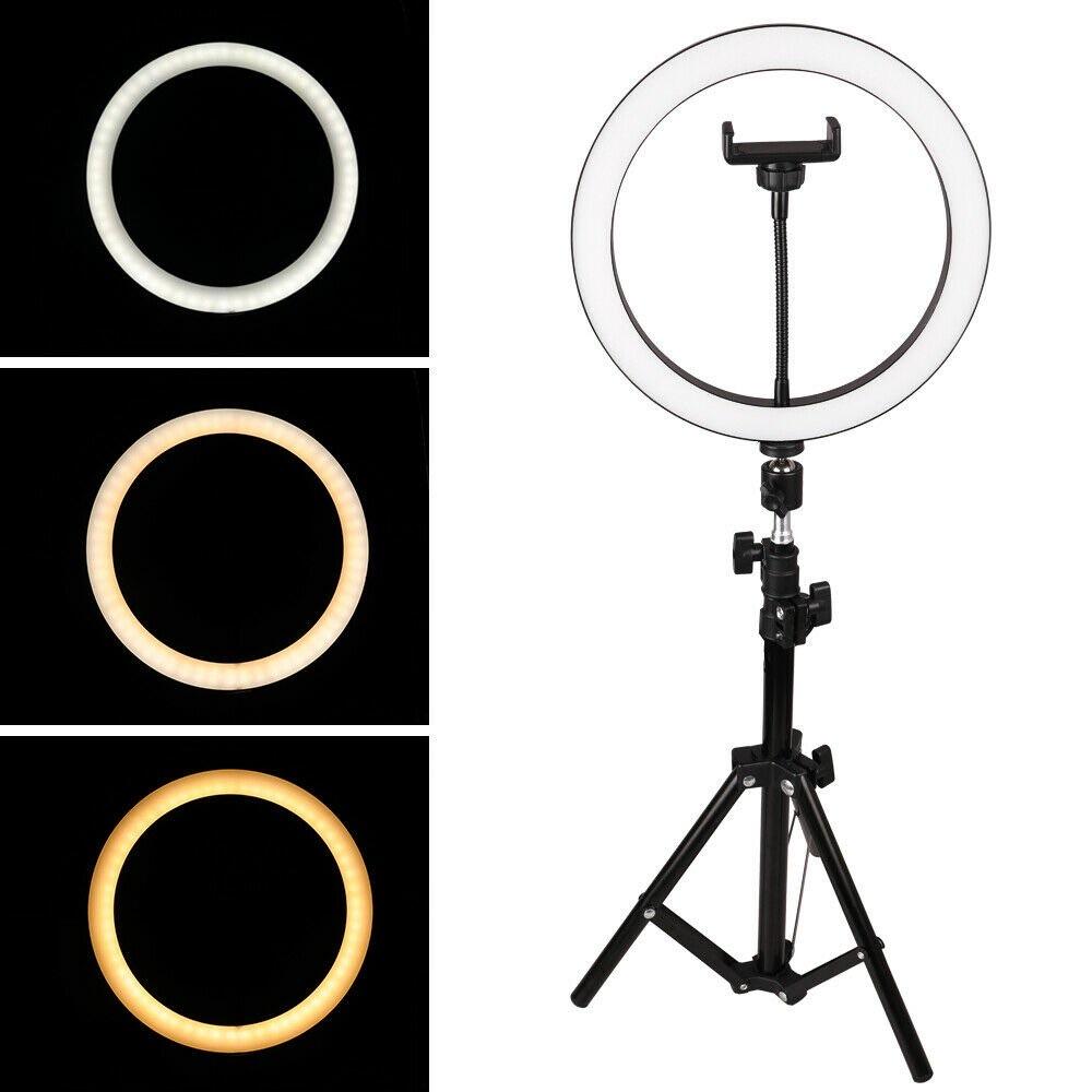 10 inch Selfie Ring Light with 76 inch Tripod Stand