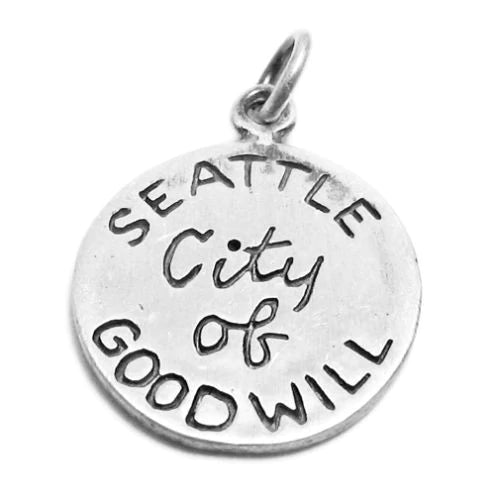 "Seattle" WA "City of Goodwill" 2-Sided Charm