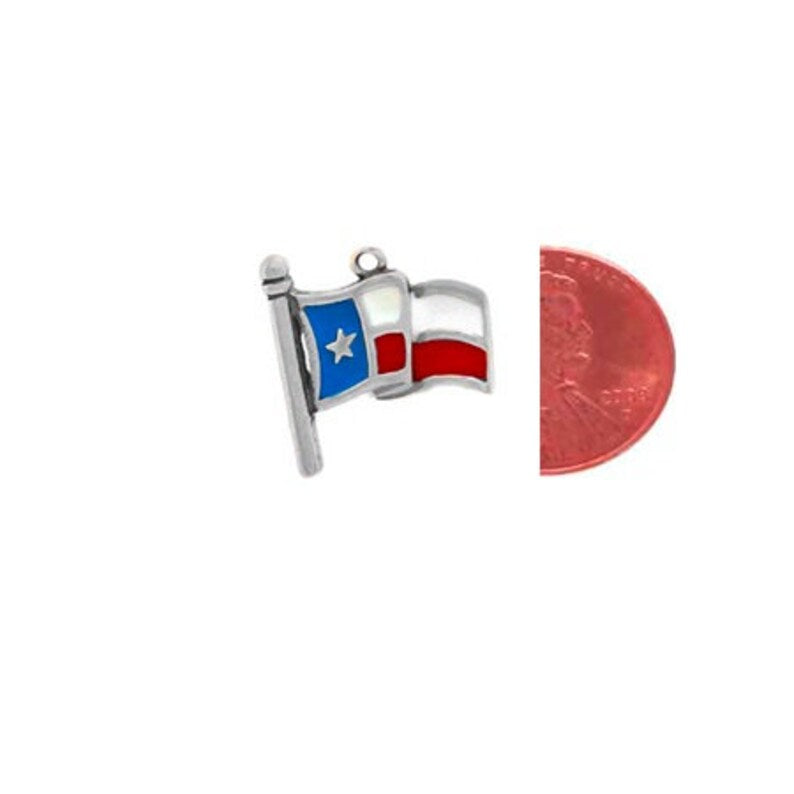 Texas Flag Enamel Charm