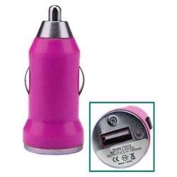 Cell Phone Car Power Adapter (Hot Pink)