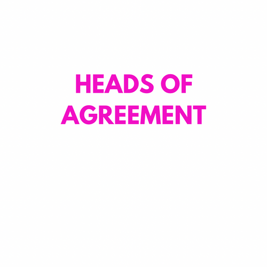 Heads of Agreement