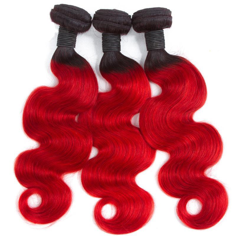 #1B/Red Ombré Bundle Deals