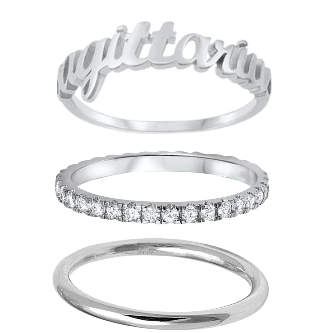 Zodiac Ring Trio