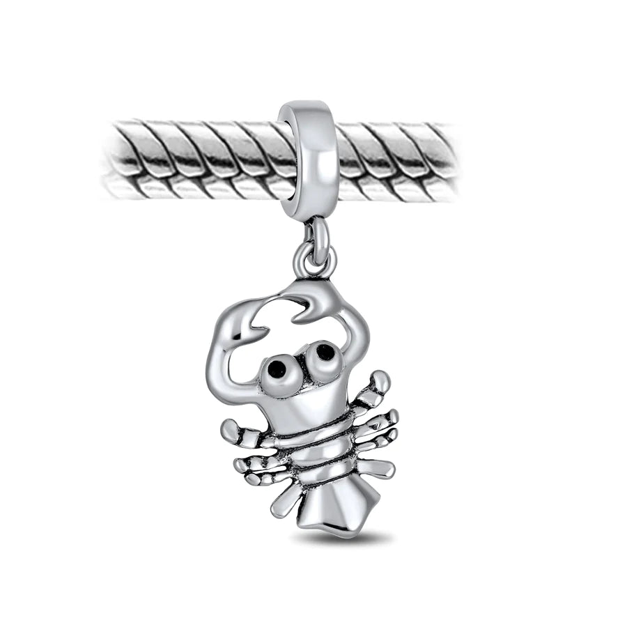 Lobster Dangle Bead Charm