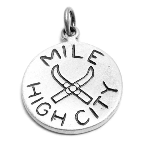 "Denver" CO "Mile High City" 2-Sided Charm