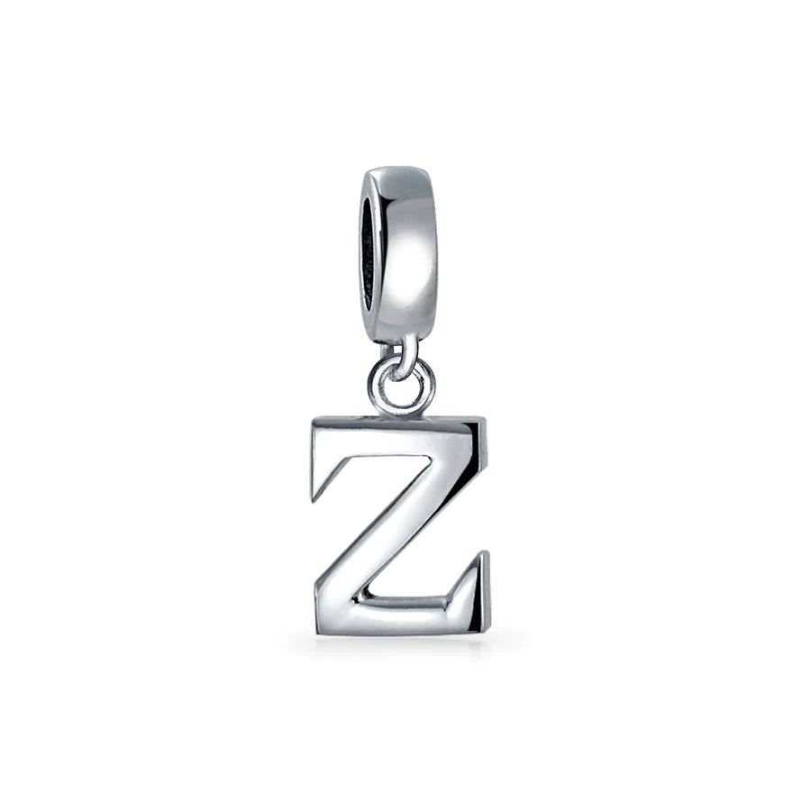 Letter Dangle Bead Charm