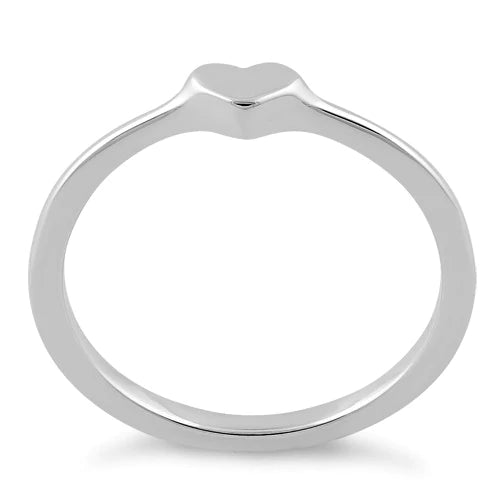 Sterling Silver Small Heart Ring