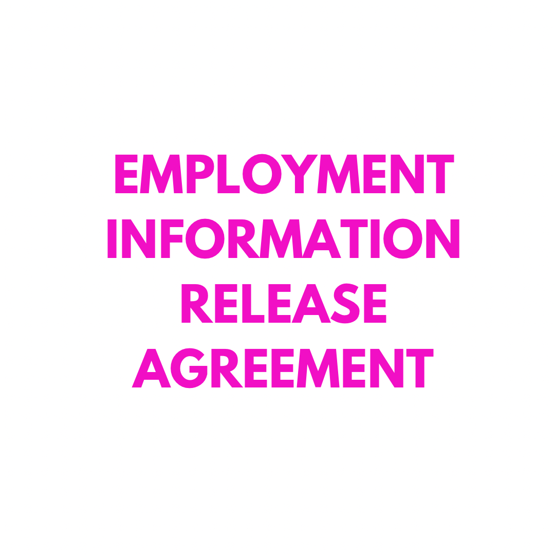 Employment Information Release Agreement