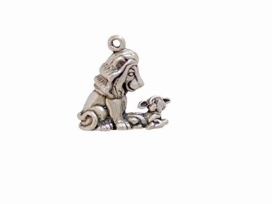 3D Lion and Lamb Charm