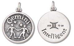 Gemini - Intelligent Zodiac Disk Charm