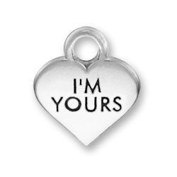 I’m Yours Heart Conversation Charm