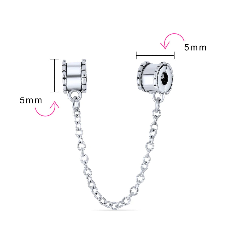 Handcuff Chain Spacer Clasp Stopper Bead Charm